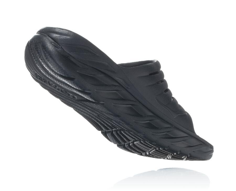 Chanclas Hoka One One Mujer - Ora Recovery - Negras - DBZ289176